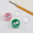 thumbnail image 4 of Dvkptbk Round Mini Pencil Sharpener Color Transparent Hole Pencil Sharpener for Pupils Children Stationery Sharpener, 4 of 6