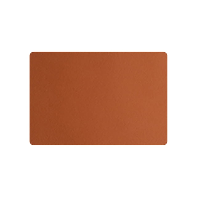 WHEANG Leather Placemat Home Double Sided Rectangular Insulated Table Mat Restaurant Hotel Western Food Mat Waterproof Dinner Plate Mat