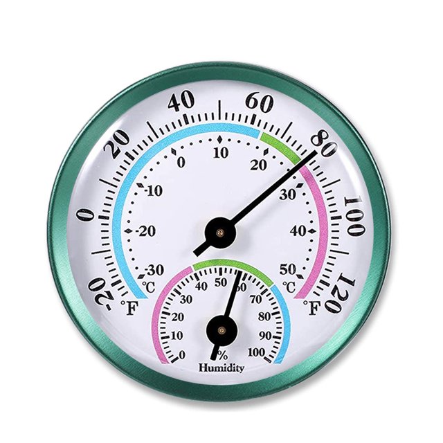 Yeacher Portable Home Office Hygrometer Indoor Wireless Wall-mounted Humidity Meter and Temperature Meter 2-In-1 Temperature