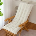 thumbnail image 1 of Plush Patio Chaise Lounger Cushion, Lounge Chair Recliners Chair Cushions,Rocking Chair Cushions,Rocking Chair Pads for Wooden Rocking Chair ,Cushion for Rocking Chair Premium Tufted Cushion ,16*70", 1 of 9