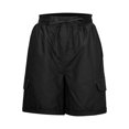 thumbnail image 4 of Innerwin Short d'Été Décontracté pour Femme Cargo de Travail Short en Lin Extensible Noir G, 4 of 7