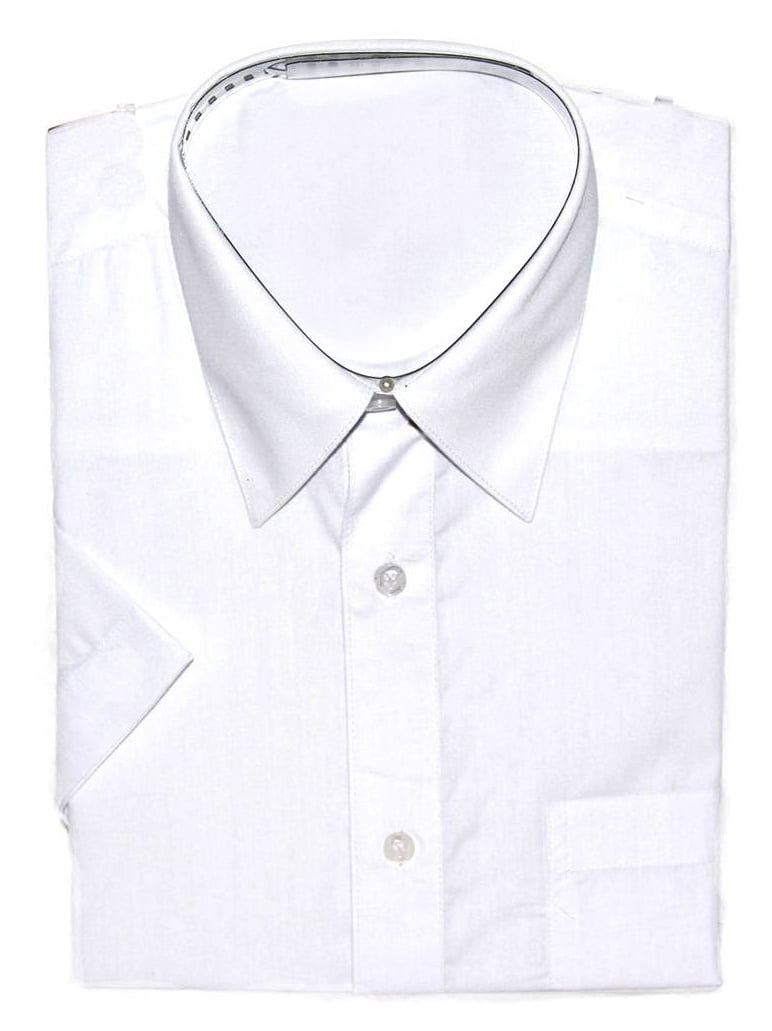 Gravity Threads Mens Dress Shirt Short Sleeve  , Shirt - White 3XL