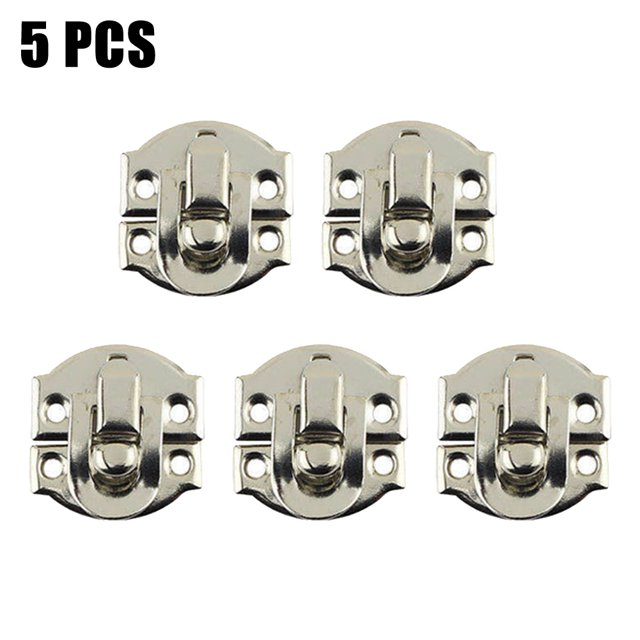 5/12set Jewelry Box Hasp Clasp Suitcase Wood Chest Cabinet Decorative Lock Latch