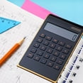 thumbnail image 3 of Battery Calculator 12-Digit Portable Calculator with Large Buttons for Study Business and Office Use, 3 of 7