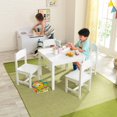 thumbnail image 3 of KidKraft Farmhouse Table & 4 Chairs Set - White, 3 of 9