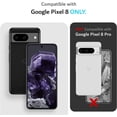 thumbnail image 2 of TUDIA MergeGrip Google Pixel 8 Étui Testé au Goutte Double Couche Robuste et Résistant - Noir Mat, 2 of 7