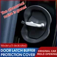 thumbnail image 2 of 4pcs Upgraded Durable Silicone Car Door Lock Latches Cover for Tesla Model 3 Model Y - Flexible Car Door Lock Protector, 2 of 5
