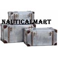 thumbnail image 2 of Nauticalmart Ensemble de Coffre en Aluminium Style Industriel Argenté, 2 of 3