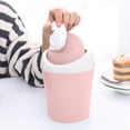 thumbnail image 1 of Avdolw Compact Desktop Trash Can - Mini Trash Bin for Home, Office, Living Room, Coffee Table, Foldable Wastebasket, Hygienic Design, 1 of 6