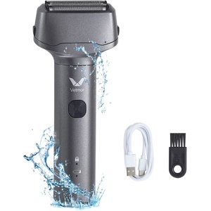YSTINNG Rasoirs électriques, rasoir électrique, treuil à barbe pour hommes Gris DYF329-3683