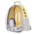 thumbnail image 2 of Pet Carrier Backpack, Transparent Window Large Space Cat Backpack Carrier Breathable  for Dogs for Walking Black,Yellow, 2 of 8