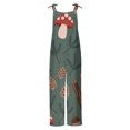 thumbnail image 5 of RKSTN Combinaisons pour Femmes Boho à Imprimé Floral d'Été Sans Manches Dos Nu Mode Amples Pantalons Longs Combinaisons, 5 of 5