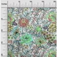 thumbnail image 2 of oneOone Tissu en Coton Cambrique Pêche Foncée Floraux Matériel de Robe Tissu Imprimé Tissu au Mètre 56 Pouces de Large, 2 of 4