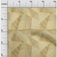 thumbnail image 2 of oneOone Velvet Yellow Fabric Abstracts Sewing Material Print Fabric By The Yard 58 Inch Wide, 2 of 5
