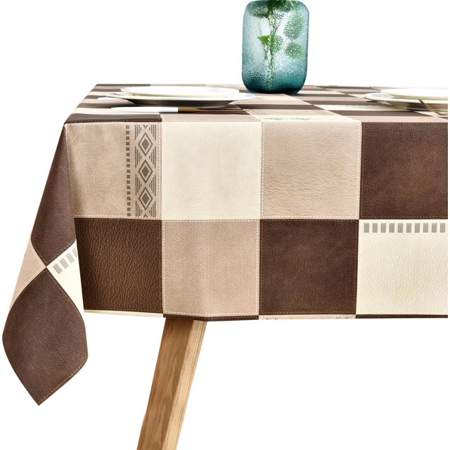 Fall Sunflower Vinyl Tablecloth Rectangle Plastic PVC Oilcloth Tablecloths Wipeable Table Cloth Cover for Foot Folding Tables Kitchen Dining Room Table Crafting x