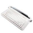 thumbnail image 3 of Wire less Typewriter Keyboard, 86 Keys Vintage BT Keyboard with Integrated Stand, Wire less Retro Aesthetic Keyboard with Cute Round Keycaps for Multi Device, 3 of 7
