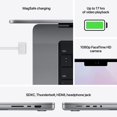 thumbnail image 4 of Restored Apple MacBook Pro with Apple M1 Pro chip (14-inch, 16GB RAM, 512GB SSD,2021) - Space Gray, 4 of 7