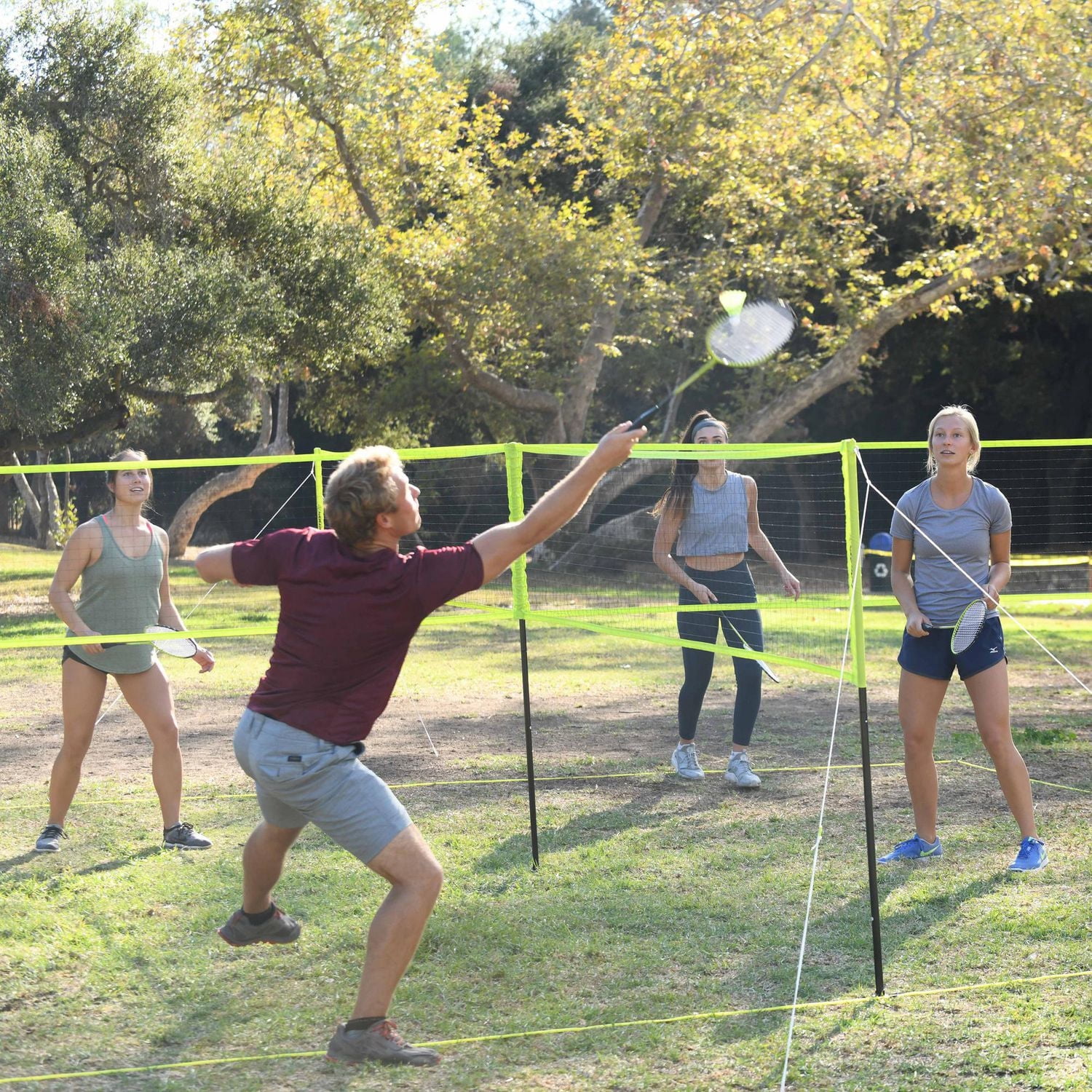 Ensemble combo 4 carrés volleyball / badminton TRIUMPH