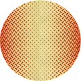 thumbnail image 1 of Ahgly Company Tapis d'Intérieur Ronds Transitionnels Lavables à la Machine Orange Rouge Orange, 5 Pieds Rond, 1 of 7