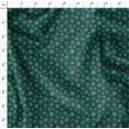 thumbnail image 4 of Soimoi Green Poly Georgette Fabric Snow Flakes Floral Print Sewing Fabric Yard 42 Inch Wide, 4 of 5