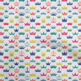thumbnail image 1 of oneOone Coton Popeline Rose Tissu Asiatique Rétro Couronne Robe Tissu Tissu Imprimé par la Cour 56 Pouces de Large, 1 of 4