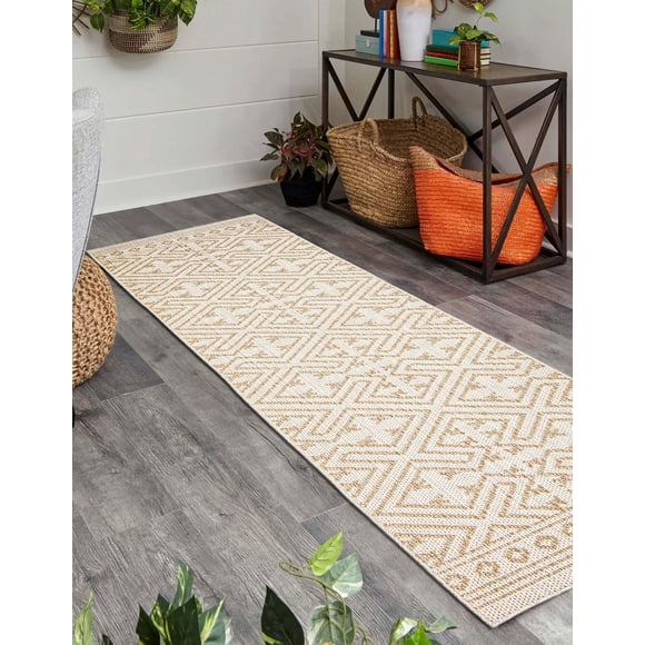 Tapis ECARPET Style Jute pour Chambre à Coucher, Salon, Salle à Manger Collection Hampshire