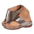 thumbnail image 1 of Mepaouo Platform Flip Flops for Women 2025 Comfortable Split Toe Arch Support Walking Dressy Sandals, 1 of 8