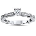 thumbnail image 1 of 5/8ct Round Cut Diamond Engagement Ring 14K White Gold, 1 of 1