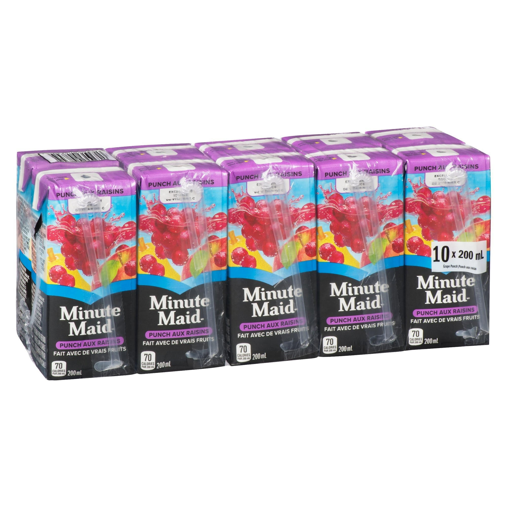 Minute Maid Grape Punch 10x200ml