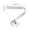 thumbnail image 2 of Uxcell 10x6mm Kayak Paddle Snaps, Hollow Button Single Pin Lock Tube Spring Clips for Tent Pole, 8 Pack, 2 of 6