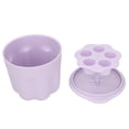 thumbnail image 2 of Silicone Brushes Cleansing Bowl, Remove Grease Prevent Damage 5 Holes Drying Rack Makeup Brush Cleansing Bowl  For Salon Use, 2 of 7