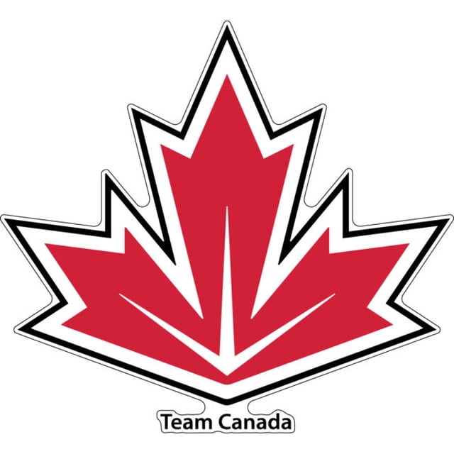 Autocollant en Vinyle Neuf de Hockey 5 Pouces Team Canada