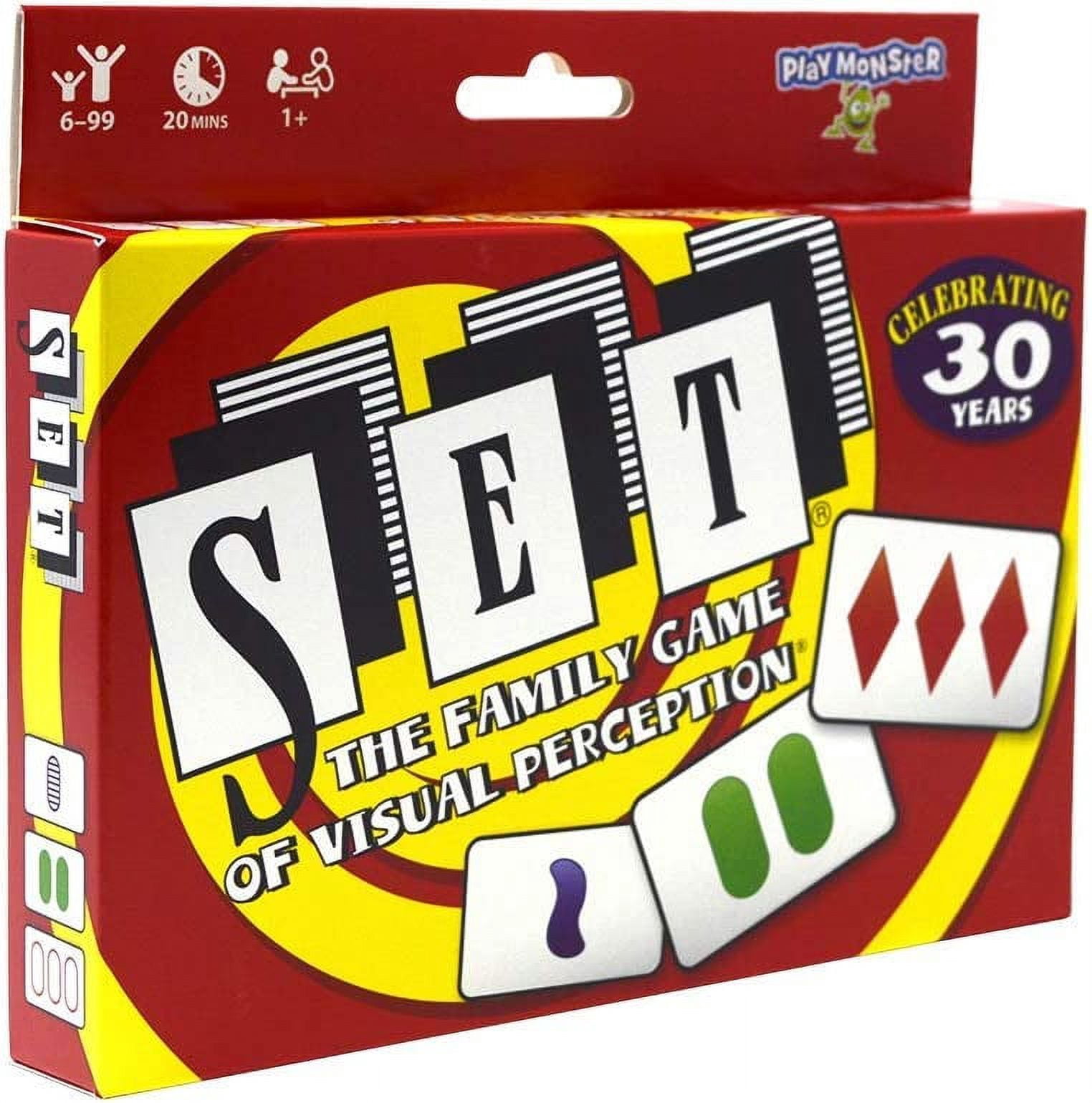 GHSDFBB Set Card Game the Family Game of Visual Perception