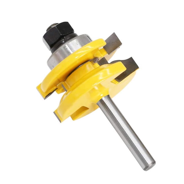 Ensemble de 3 Embouts de Routeur, Corps de 1/4 Po, Romain, Ogee