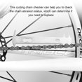 thumbnail image 3 of Baohd Bike Chain Checkers Wear-resistant Wear Abrasion Indicator Rust-resistant Gauge Smooth Repair Tool Cycle Accessories Silver 1Set, 3 of 6