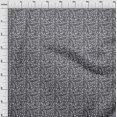 thumbnail image 3 of oneOone Viscose Jersey Fabric Leaves & Floral Block Printed Fabric 1 Yard 60 Inch Wide, 3 of 4