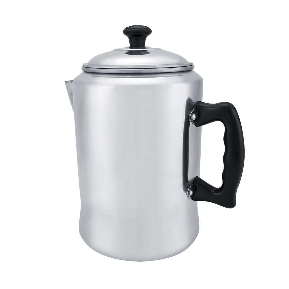 Aluminum Coffee Pot,Aluminum Alloy Coffee Maker Coffee Kettle Coffee Percolator Smooth Operation