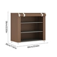 thumbnail image 3 of Dvkptbk Shoe Storage Rack 4 Layer Shoe Rack Suitable For Closet Front Door Entrance Stackable Shoe Storage In Any Combination Space Saving Small Shoe Rack, 3 of 6