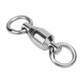 thumbnail image 1 of Swive Solid Rings High Strength Stainless Steel Fishing Swivel Rolling Snap Lure Connectors Tackle Accessories, 1 of 5