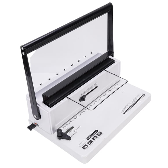 Coil Spiral Binding Machine 20 Sheet Punching 34 Square Holes 140 Sheet Binding Capacity Coil Binding Machine