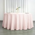 thumbnail image 2 of LNGOOR 108” Wholesale Round Tablecloth Polyester Round Table Linens For Wedding Party Banquet Restaurant -  WHITE, 2 of 11