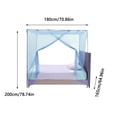 thumbnail image 3 of Jusqu'à 70 % de Rabais! Gspmoly Moustiquaire de Lit Chambre Rideaux Décoratifs à Ouverture Latérale jusqu'à 70 % de Rabais, 3 of 6