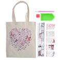 thumbnail image 1 of Diamond Painting Bag Kit Canvas Bag Resin Rhinestones HandMade Reusable Art Handbag(BB009 ), 1 of 14