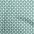 thumbnail image 1 of oneOone Rayon Teal Green Fabric Geometric Craft Projects Decor Fabric Printed By The Yard 56 Inch Wide, 1 of 4