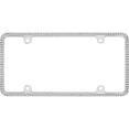 thumbnail image 1 of Cruiser Accessories Diamondesque, Chrome License Plate Frame, 1 of 3