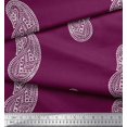 thumbnail image 3 of Soimoi Rayon Fabric Paisley Block Fabric Prints by Yard 56 Inch Wide, 3 of 3
