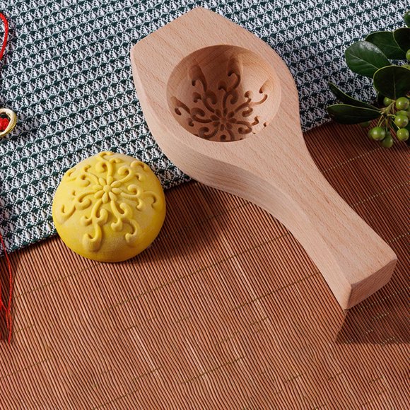 Chmadoxn Kitchen Gadgets, Kitchen Accessories, Kitchen Utensils, Kitchen Tool DIY Steamed Bun Mould Home Kitchen Wooden Mould the mold