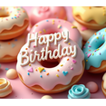 thumbnail image 3 of Colorful Donut Themed Happy Birthday Backdrop Banner Party Decorations for Birthday Party Photo Booth Props Celebration Event Decor, 3 of 3