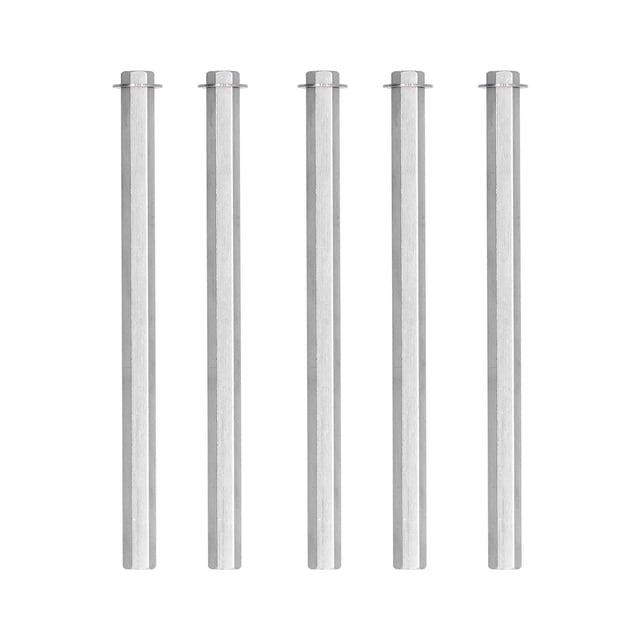 5Pcs Long Tige Écrou Hexagonal Raccord Femelle Fileté Droite Barre en Acier Inoxydable pour Gobilda Dia 8mm410640080640