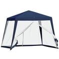 thumbnail image 1 of Outsunny Tente de Fête, Abri de Jardin Extérieure Pare-Soleil, Bleu, 1 of 10